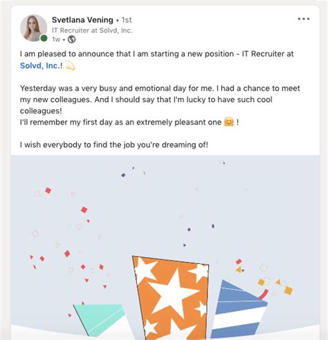 promoted job on linkedin.